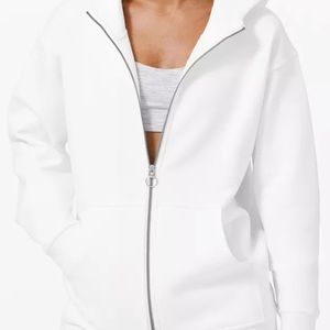 lululemon All Yours Zip Hoodie- White